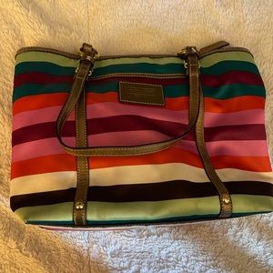 Coach tote style purse